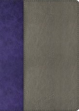 The Jeremiah Study Bible, Nkjv: Gray and Purple Leatherluxe Limited Edition