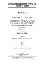 Overcoming barriers to more efficient and effective VA staffing