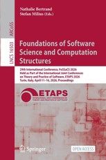 Foundations of Software Science and Computation Structures