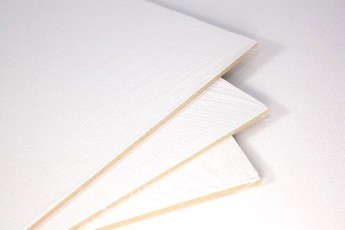 Kartonas su drobe grunt.18x24cm