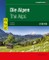 Die Alpen, Straßenatlas 1:150.000, freytag & berndt