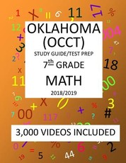 7th Grade OKLAHOMA OCCT, 2019 MATH, Test Prep