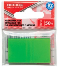 Lip.indeksai 25x43mm,50lap.neon žal.OFFp
