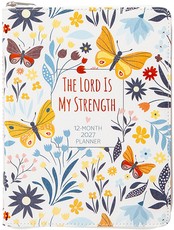 The Lord Is My Strength (2027 Planner) Faux Ziparound