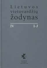 Lietuvos vietovardžių žodynas. IV tomas. I-J