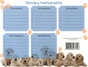 Pamokų tvarkaraštis