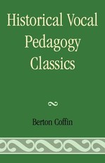 Historical Vocal Pedagogy Classics