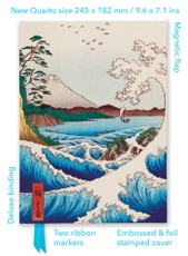 Utagawa Hiroshige: Sea at Satta (Foiled Quarto Journal)