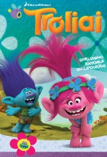 Troliai. Spalvinimo knygelė su lipdukais