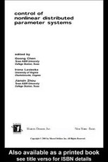 Control Of Nonlinear Distributed Parameter Systems