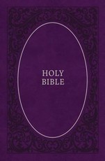 KJV, Holy Bible, Soft Touch Edition, Imitation Leather, Purple, Comfort Print