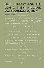 Set Theory and Its Logic, Revised Edition (Revised)