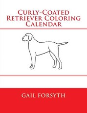 Curly-Coated Retriever Coloring Calendar