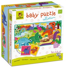 Dvipusė dėlionė mažyliams LUDATTICA „Dinozaurai“, 32 detalės Dvipusė dėlionė mažyliams LUDATTICA „Dinozaurai“, 32 detalės