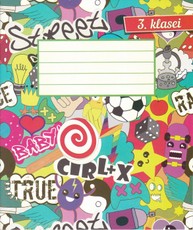 Sąsiuvinis 3 klasei, 12 lapų, linija