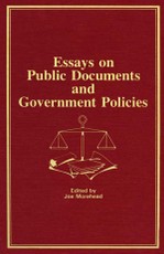 Gellatly, P: Essays on Public Documents and Government Polic