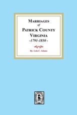 Marriages of Patrick County, Virginia, 1791-1850