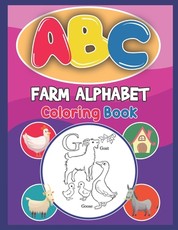 ABC Farm Alphabet Coloring Book