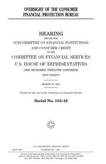 Oversight of the Consumer Financial Protection Bureau