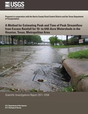A Method for Estimating Peak and Time of Peak Streamflow from Excess Rainfall for 10-to 640-Acre Watersheds in the Houston, Texas, Metropolitan Area