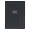 KJV Study Bible, Standard King James Version Holy Bible, Thumb Tabs, Ribbons, Faux Leather, Black Debossed