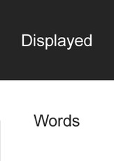 Displayed Words
