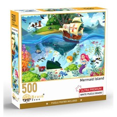 Dėlionė Brain Tree „Undinėlės sala“, 500 dalių