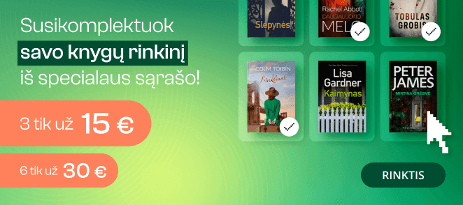 3 knygos už 15 €