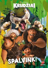 Krūdžiai. Spalvink! Knyga su lipdukais