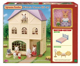 SYLVANIAN FAMILIES Dovanų rinkinys „Namelis su terasa“ SYLVANIAN FAMILIES Dovanų rinkinys „Namelis su terasa“
