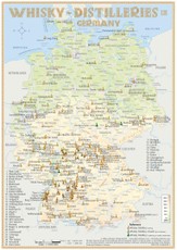 Whisky Distilleries Germany-Austria-Switzerland - Tasting Map