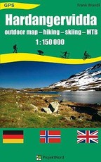 Hardangervidda 1 : 150 000