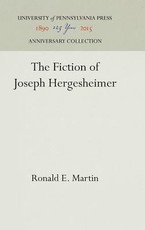 The Fiction of Joseph Hergesheimer