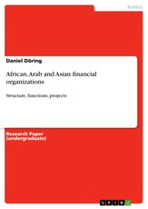 African, Arab and Asian financial organizations