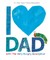 I Love Dad with the Very Hungry Caterpillar