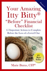 Your Amazing Itty Bitty(R) &quote;Before&quote; Financial Checklist: