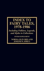 Index to Fairy Tales, 1978-1986, Fifth Supplement