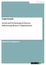 Social and Technological Factors Influencing Kenya's Organizations