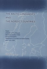 The Baltic languages and the Nordic countries