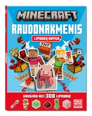 Minecraft. Raudonakmenis. Lipdukų knyga
