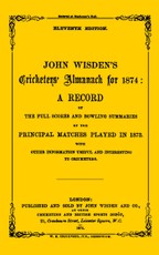 Wisden Cricketers' Almanack 1874
