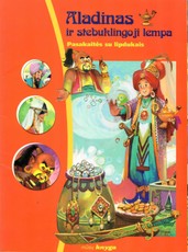 Aladinas ir stebuklingoji lempa. Pasakaitės su lipdukais