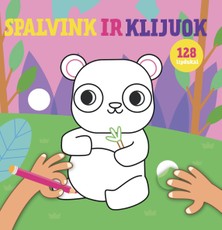 Spalvink ir klijuok. Panda