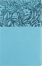 Nasb, Personal Size Reference Bible, Large Print, Paragraph Style, Leathersoft, Teal, Red Letter, Thumb Indexed, 1995 Text, Comfort Print