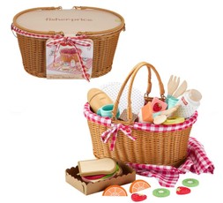 Medinis pikniko krepšys