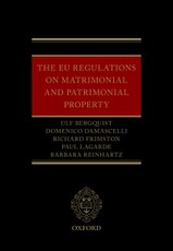 The EU Regulations on Matrimonial and Patrimonial Property