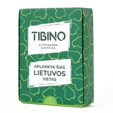 Nutrinamų kortelių rinkinys TIBINO „Aplankyk šias Lietuvos vietas“