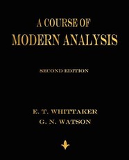 A Course of Modern Analysis