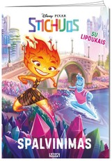 Stichijos. Spalvinimas su lipdukais