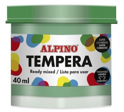 Guašas (tempera) ALPINO 40ml žalias